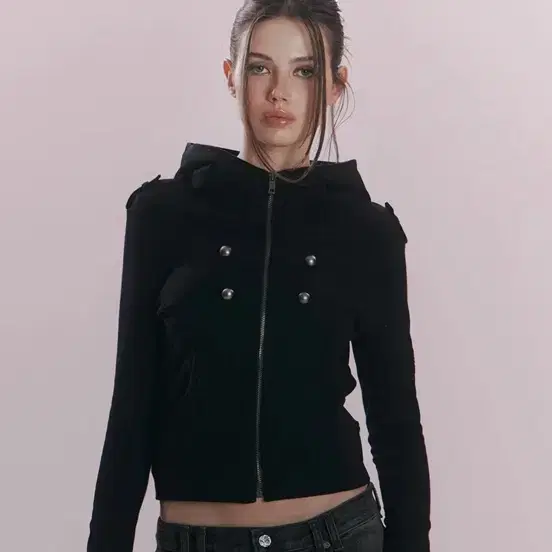 플리즈노팔로우 플노팔 나폴레옹 후드집업 Nars Military Hoodie