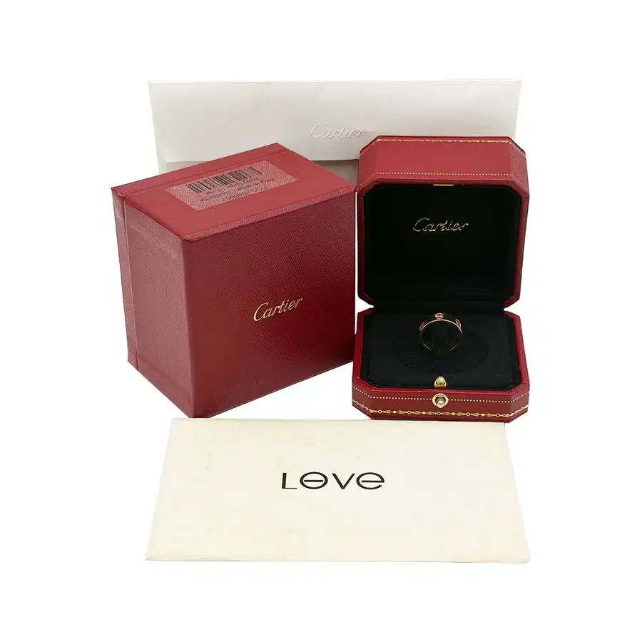 까르띠에 Cartier 18K 핑크골드 5.5mm 클래식 러브링 50호