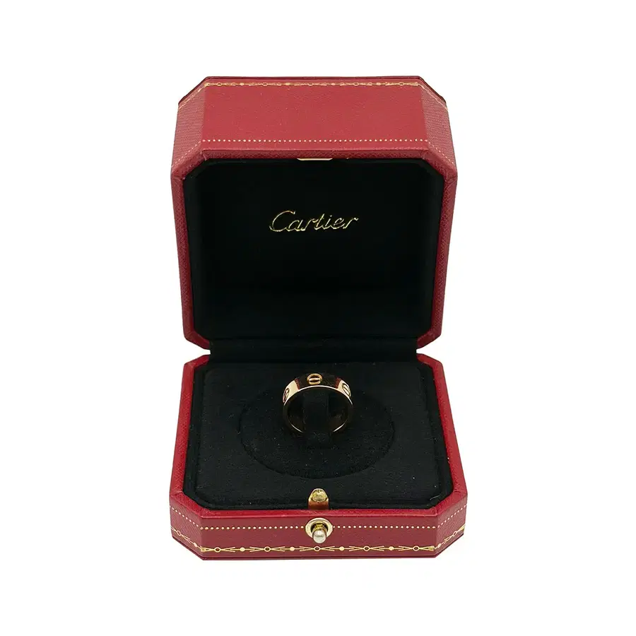 까르띠에 Cartier 18K 핑크골드 5.5mm 클래식 러브링 50호