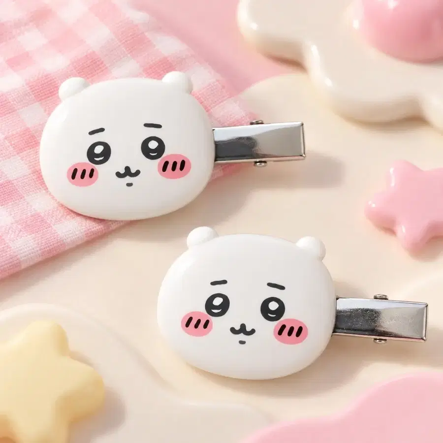먼작귀 치이카와 헤어클립 세트