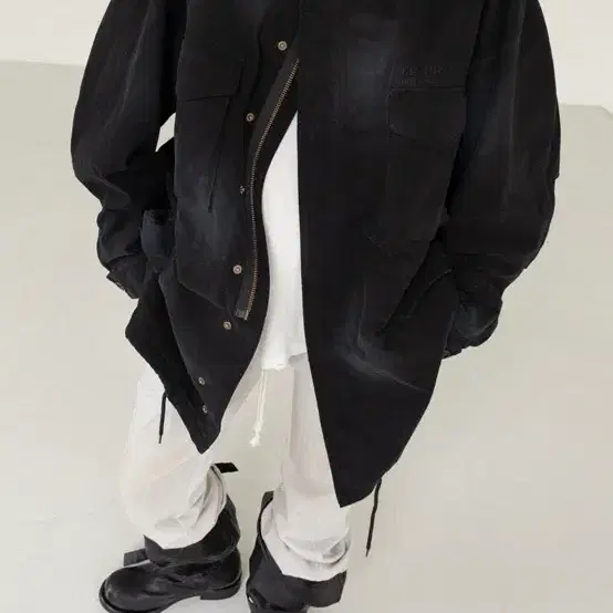 seo washed cotton field jacket 2size