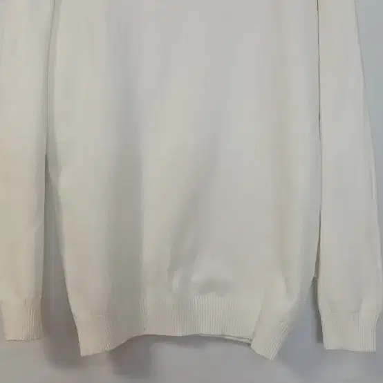 PRADA 화이트 코튼 니트 XL(L)