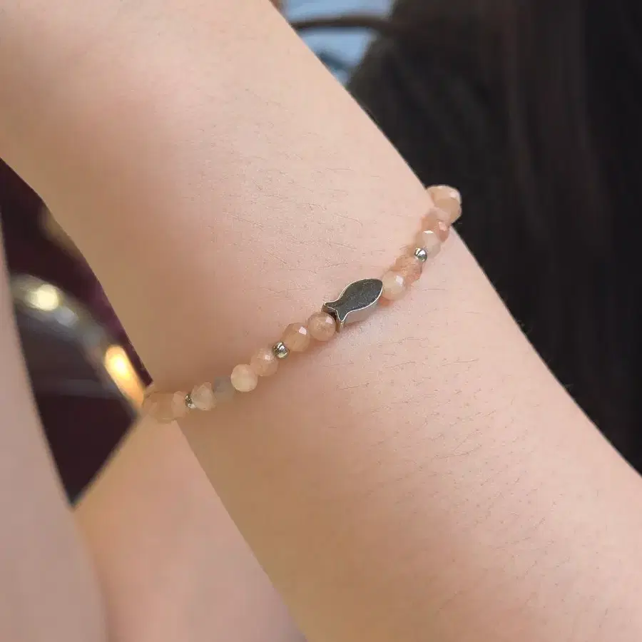썬스톤 4mm 팔찌