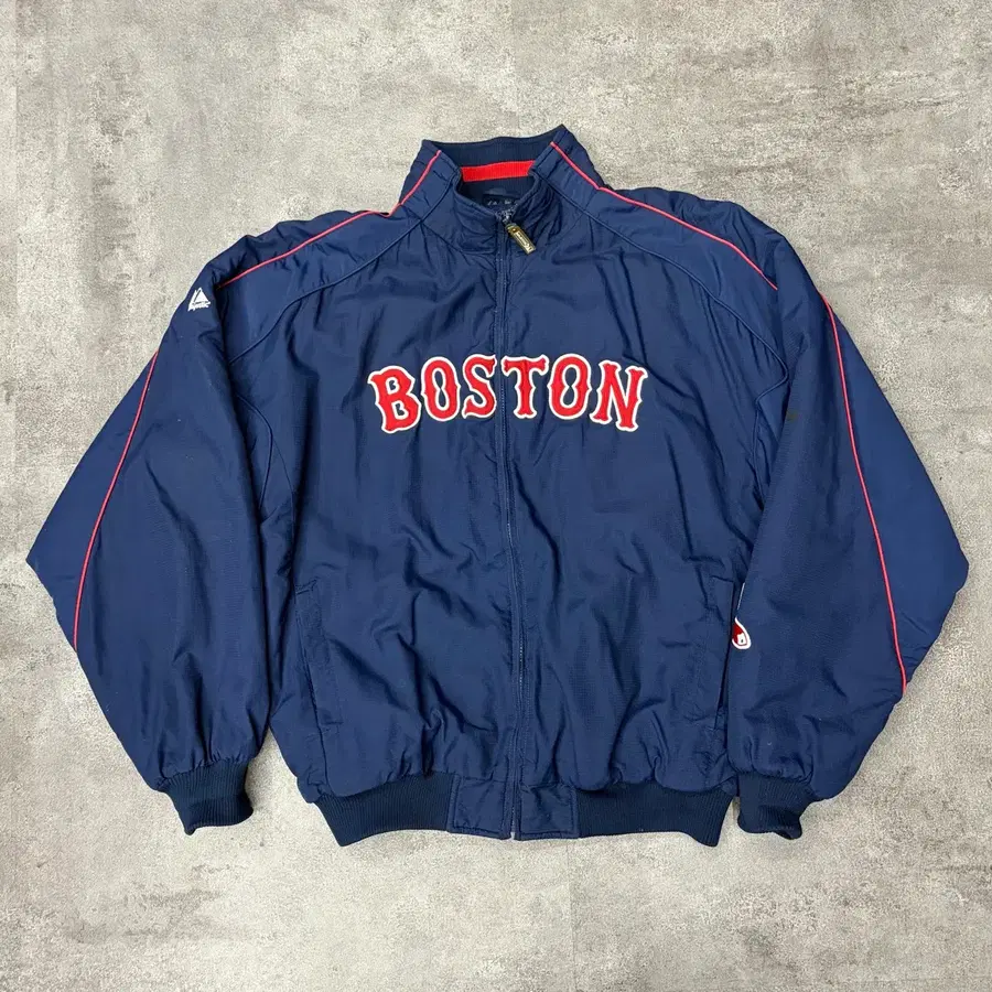 90-00s 마제스틱 보스턴 레드삭스 블루종 자켓