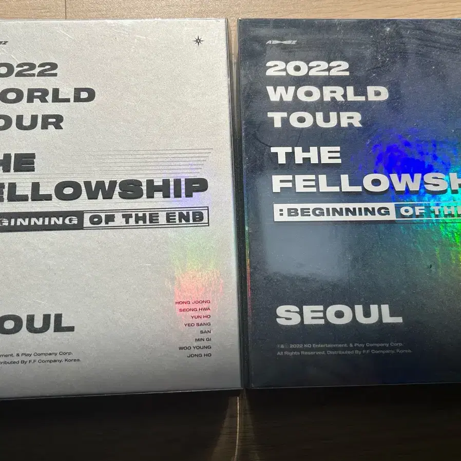에이티즈 2022 월드투어 dvd + blu ray