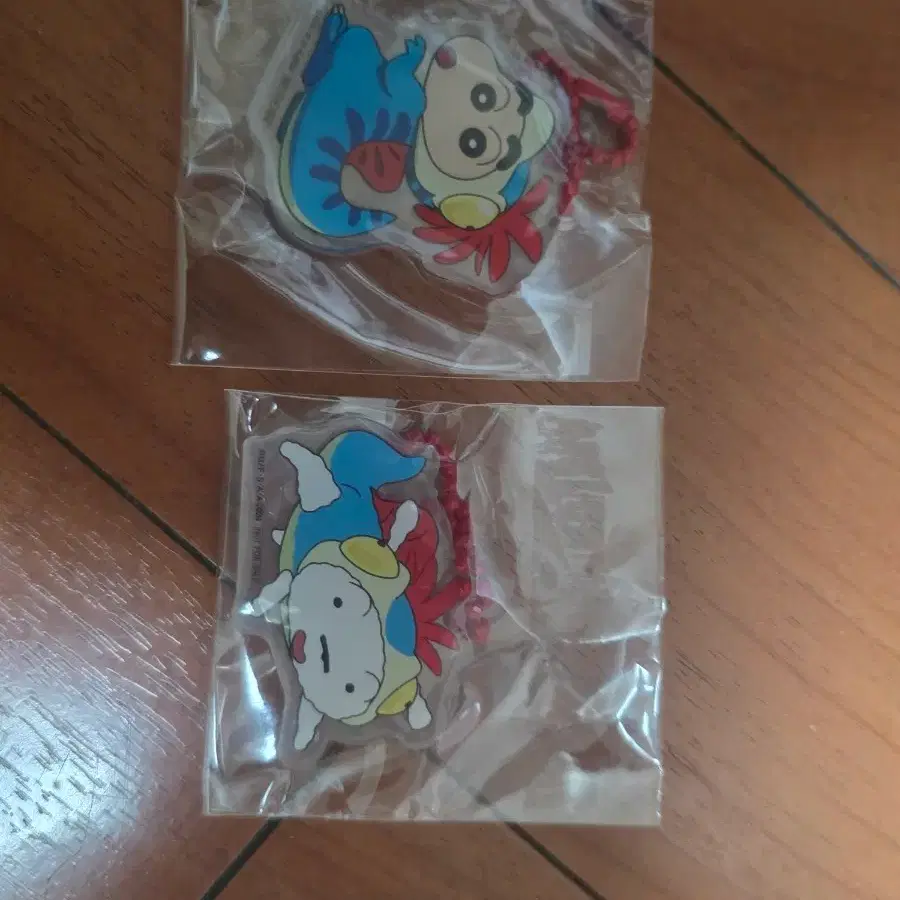 (미개봉/일괄) 짱구 우리들의 공룡일기 키링 2종