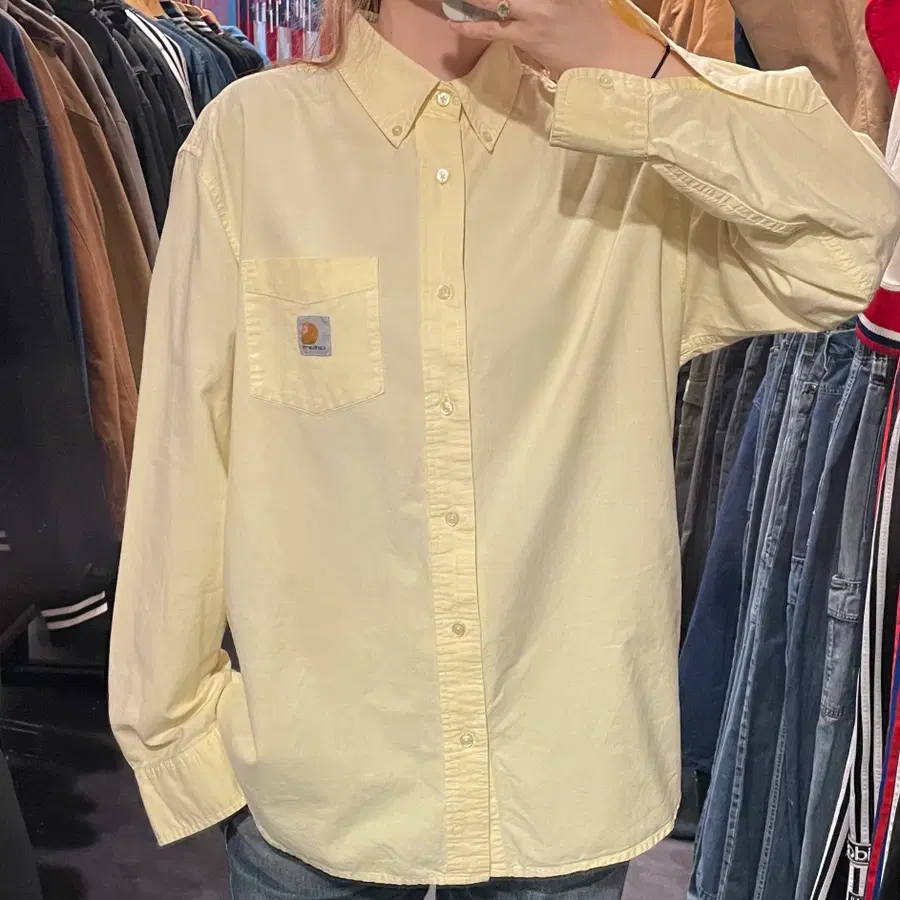 [IM] 칼하트 긴팔셔츠 라이트 옐로우