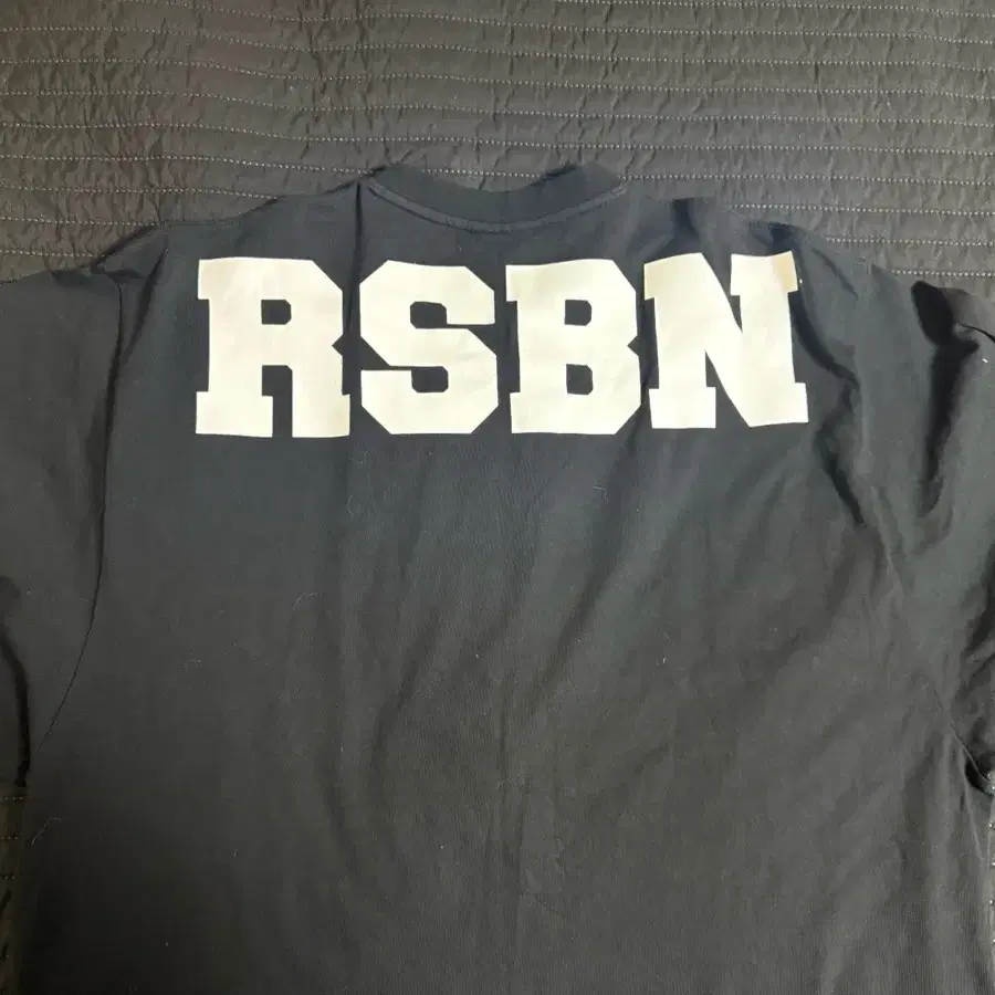 본투윈 RSBN 와이드 오버핏 티셔츠 [BLACK]
