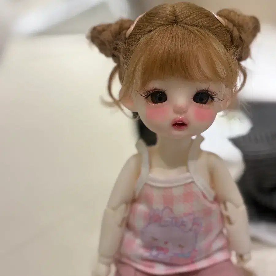 아웬 모헤어 usd 6-7 양갈래 높은땋은머리