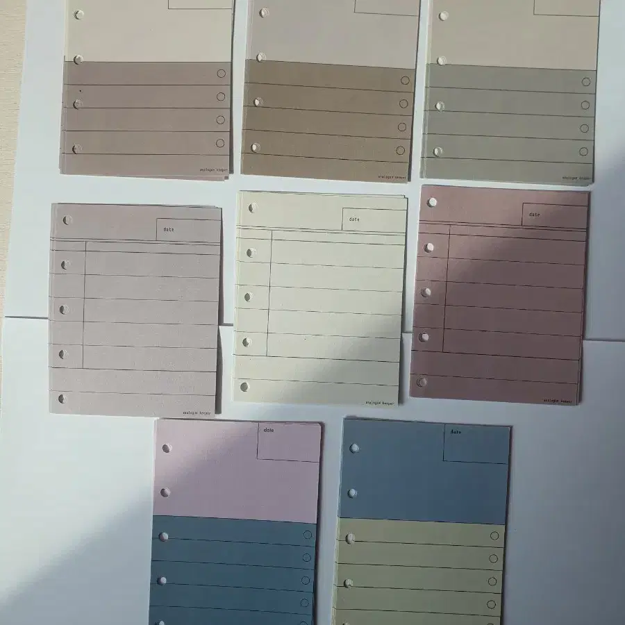 아날로그키퍼 체크리스트 메모지