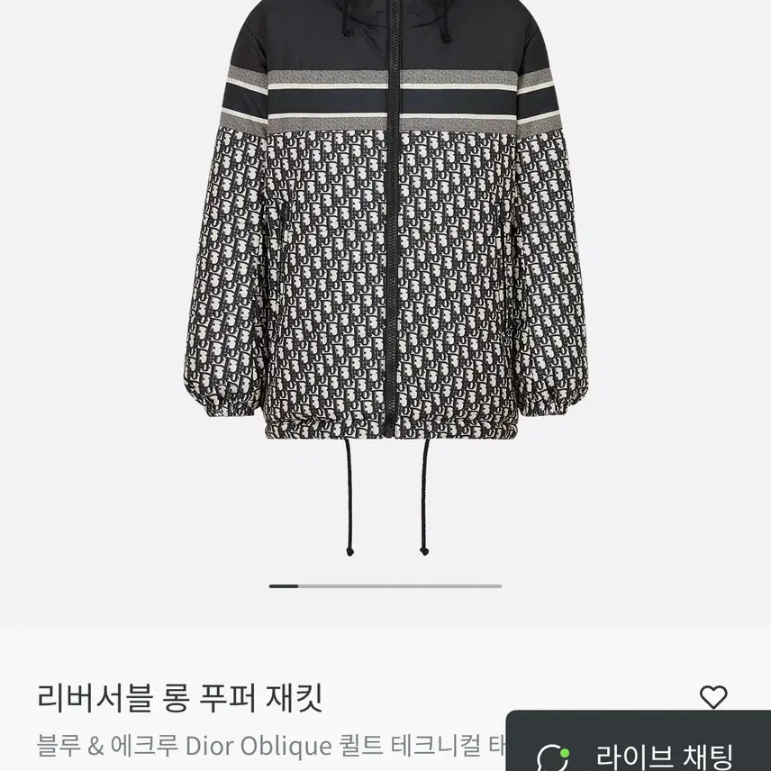 디올 오블리크 리버서블 롱 푸퍼 재킷 사진 1