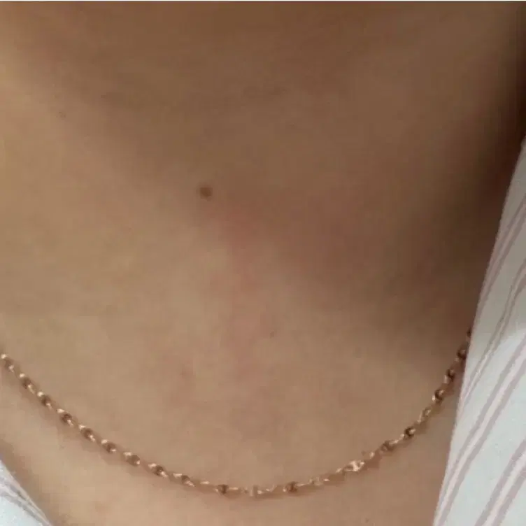 로즈골드 14k 3푼 체인 목걸이
