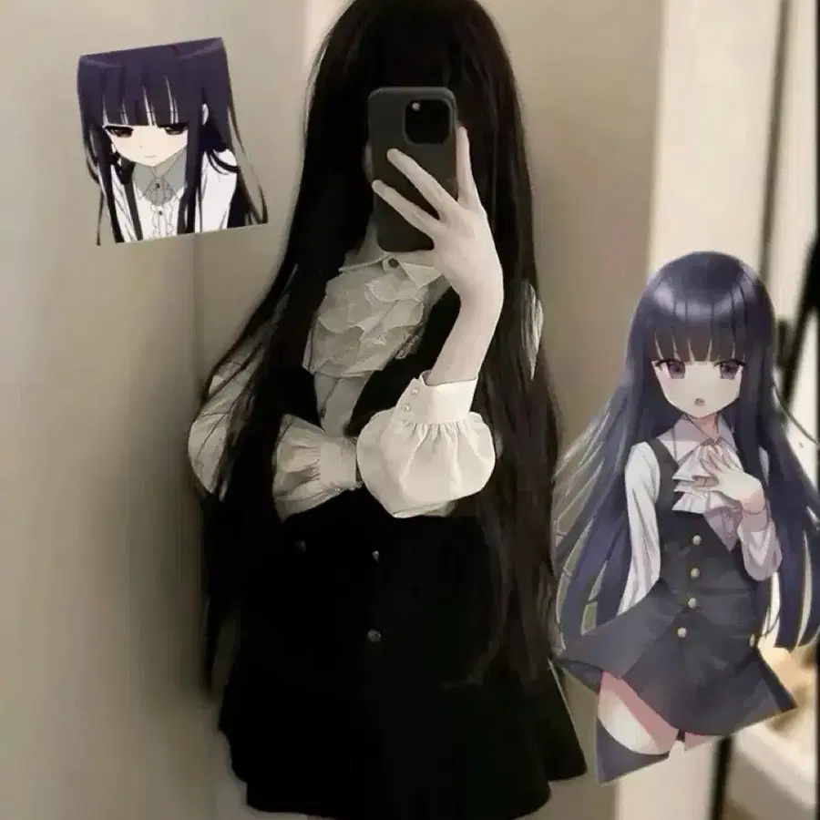 레어코스! 이누보쿠 리리치요 교복 코스프레ㅣ미소녀 고스로리 양지뢰