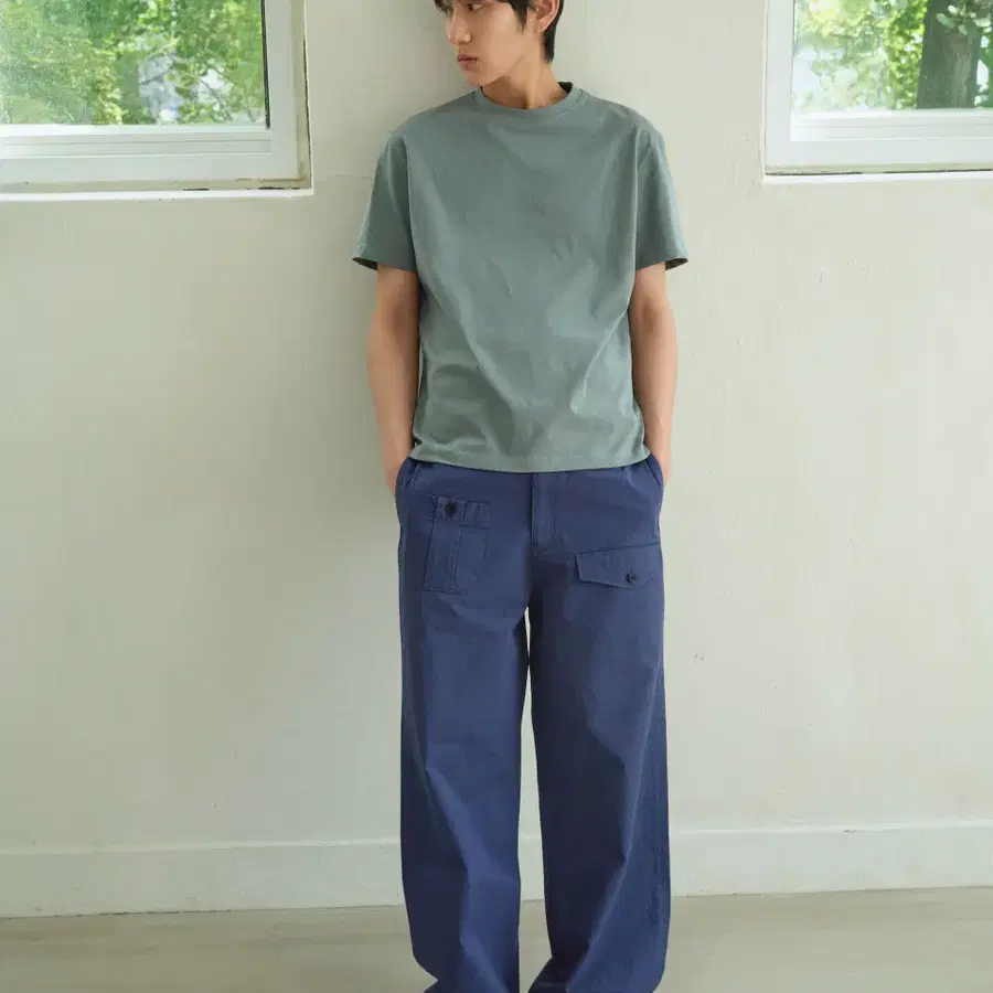 [01] 신더 STRUCTURAL STRAIGHT PANTS - FRENCH BLUE