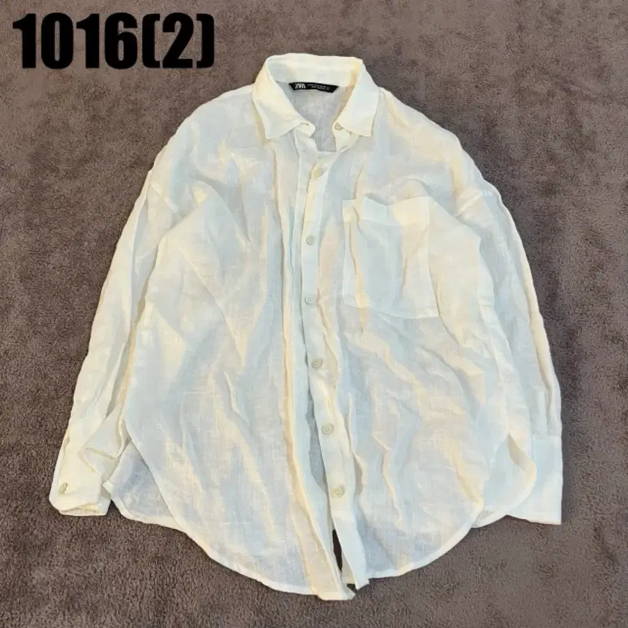 ZARA 린넨 셔츠 화이트