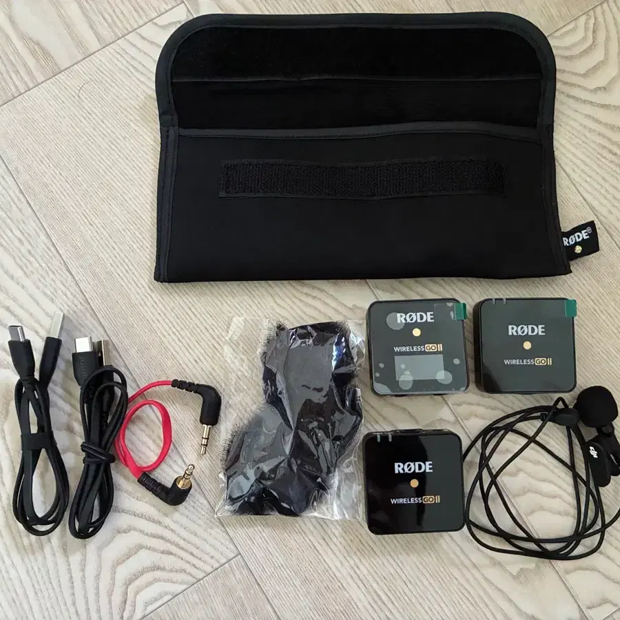 [풀구성/상태최상] 로데 와이어리스 고2 (Rode Wireless GO II) 2채널 무선마이크