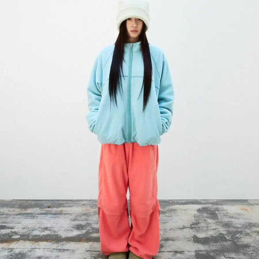 999휴머니티 MODULAR FLEECE JACKET (MINT) 2사이즈