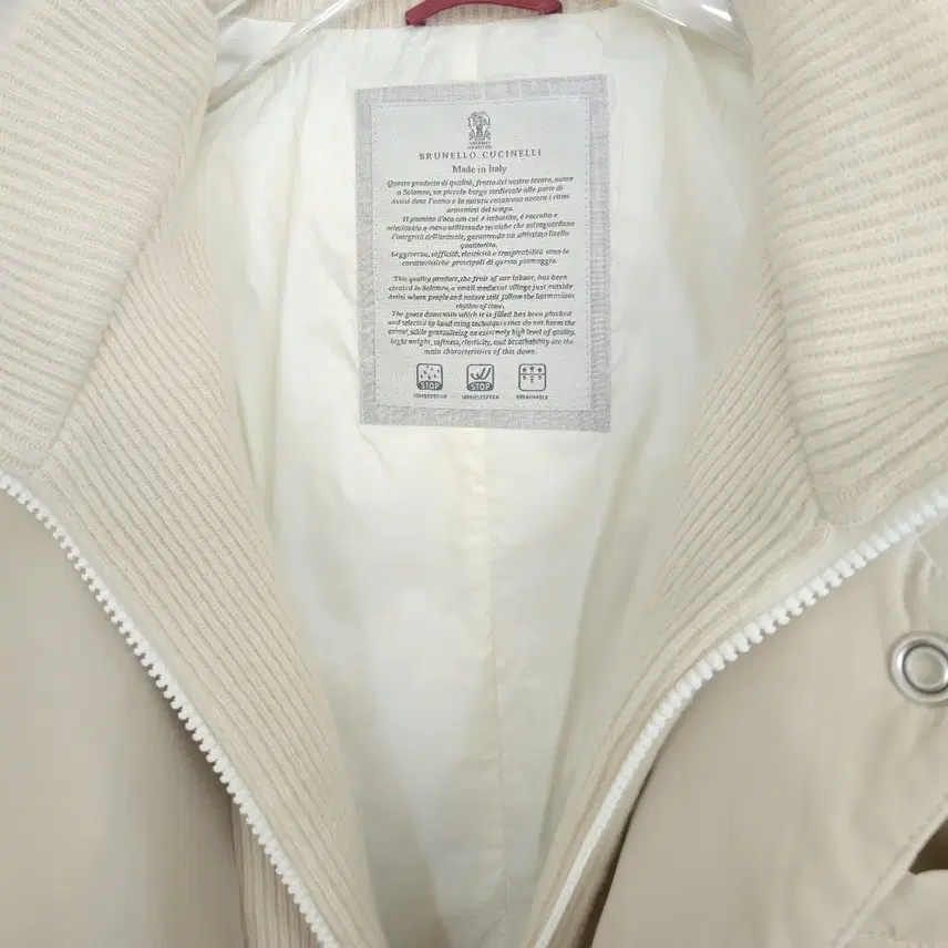브루넬로쿠치넬리 베이지 다운패딩 자켓 L MM45A7336G 사진 6