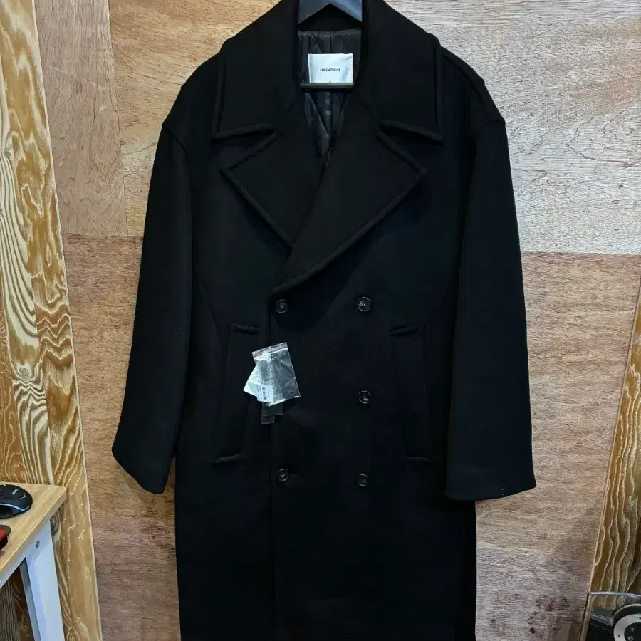 BEENTRILL 빈트릴 캐시미어 코트 블랙 M 새상품