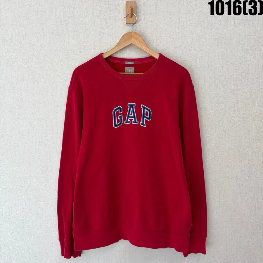 GAP 맨투맨 레드 L