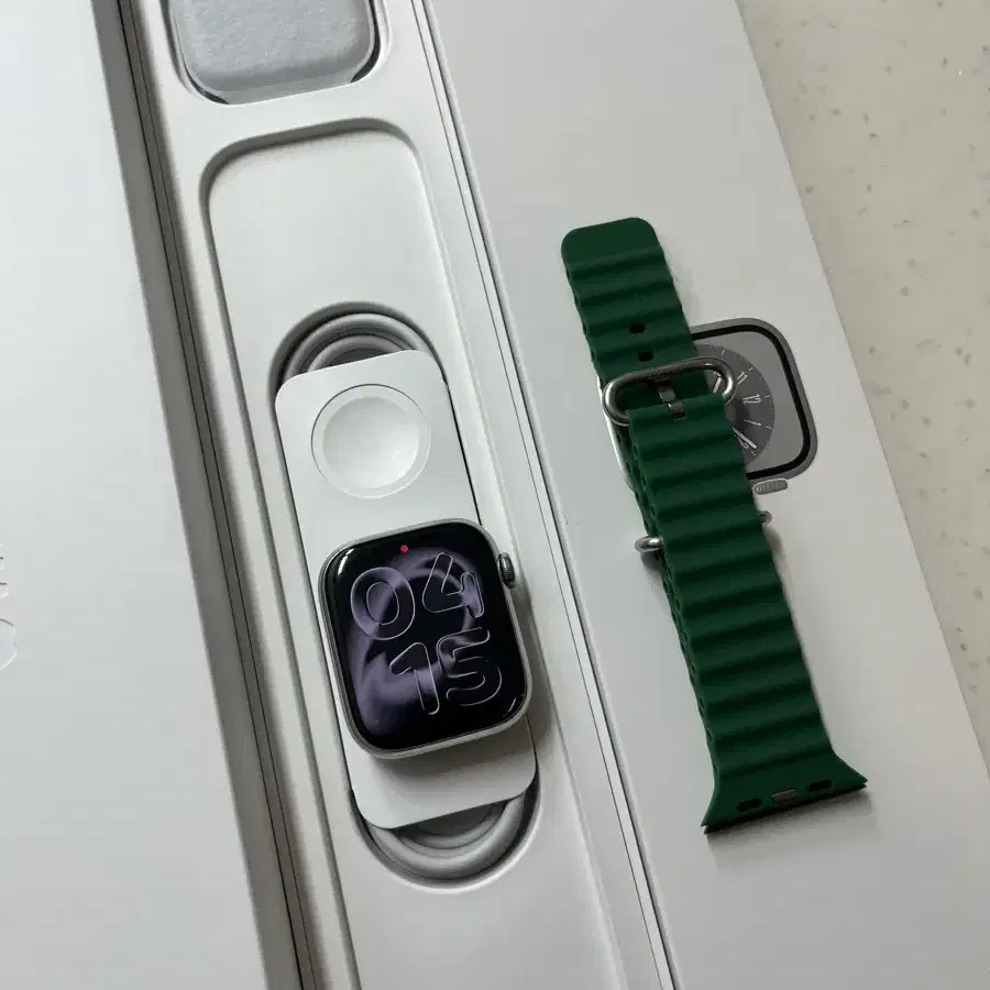 애플워치8스테인리스 45mm 실버 SS급
