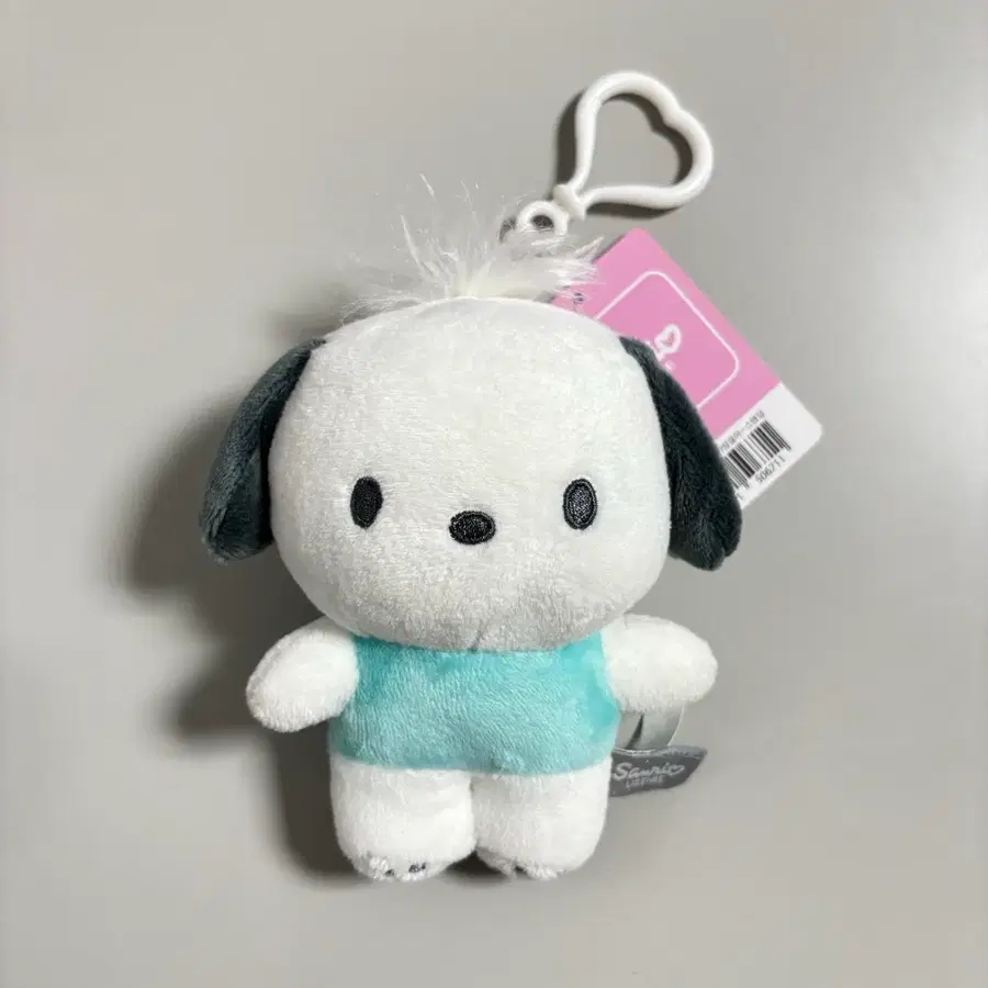 산리오 포차코 스탠딩 봉제인형 가방걸이 키링