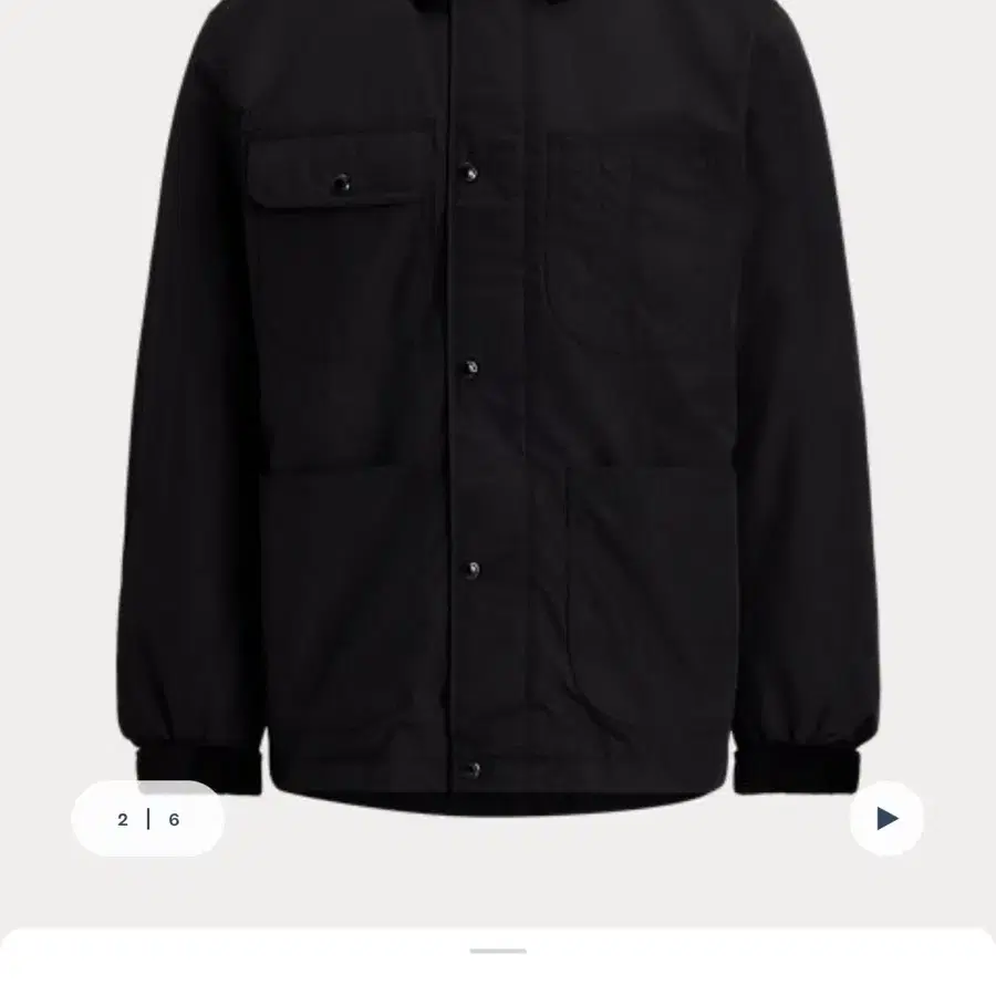 폴로 랄프로렌 엘스던 다운 유틸리티 재킷 블랙