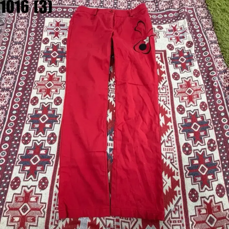 엠유스포츠 레드 팬츠 40 1016