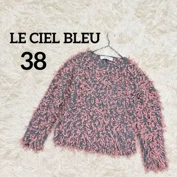 LE CIEL BLEU 루쉘 블루 디자인 니트 그레이 핑크 38