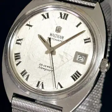 WALTHAM Newport 25석 자동식 빈티지 손목시계 작동불가