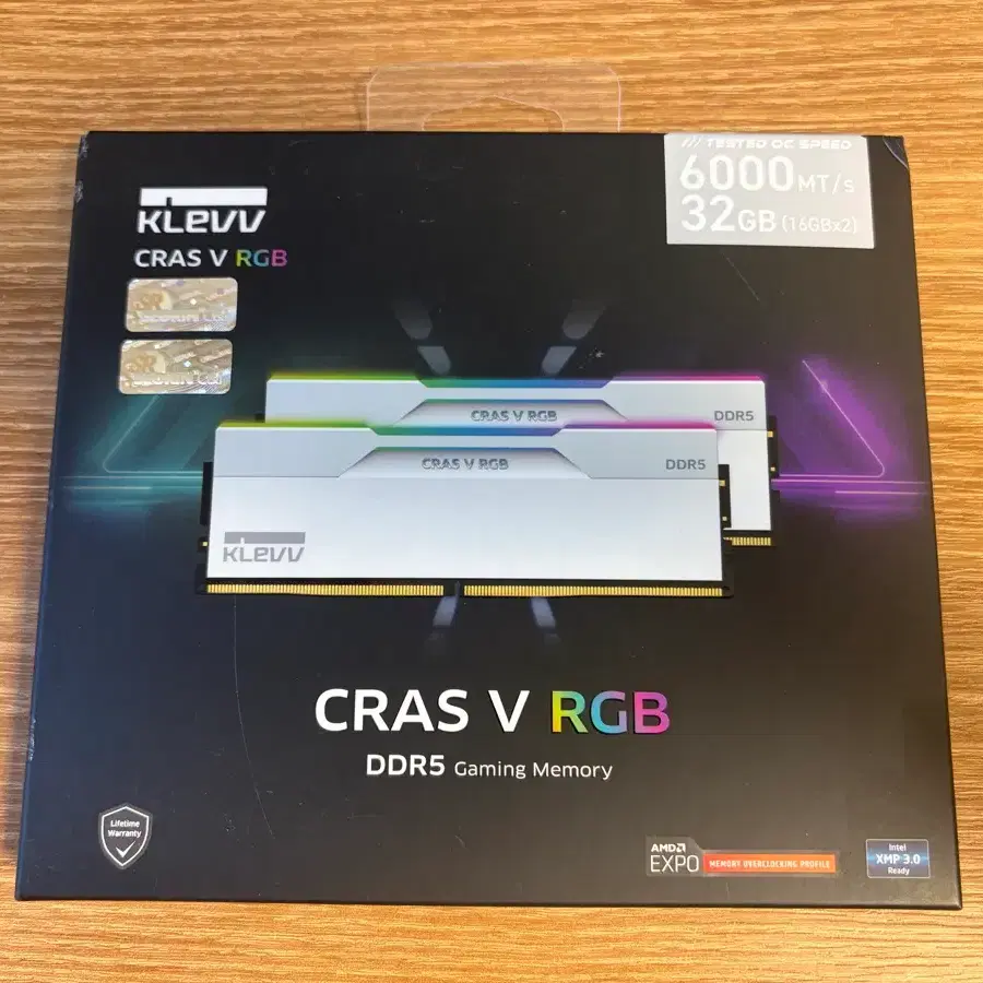 KLEVV CRAS V RGB DDR5 6000MT/s 32GB(16GBx2)
