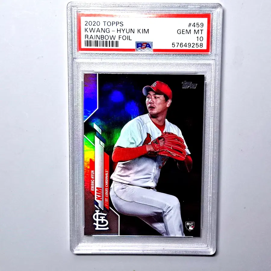 MLB 김광현 루키 레인보우 PSA10 2020 탑스 SSG 세인트루이스
