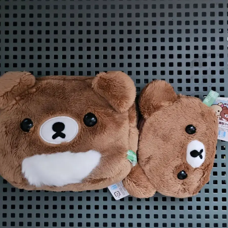 고전 산엑스 리락쿠마 챠이로이코구마 지갑 파우치, 리락쿠마 2종세트, 차이로이코구마 동전지갑, 리락쿠마 코구마 파우치