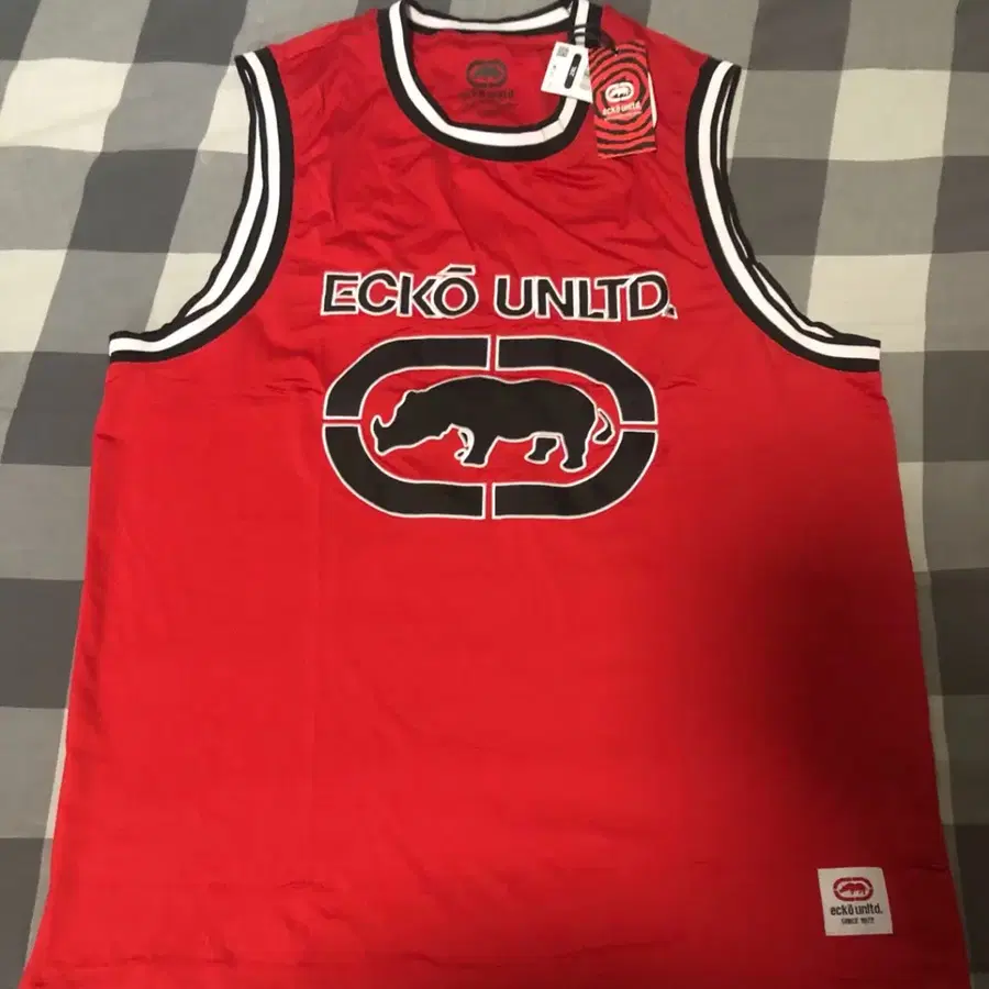 [새상품/택 포함] ECKO UNLTD. 에코 언리미티드 시카고 불스 컬러 힙합 나시 2XL