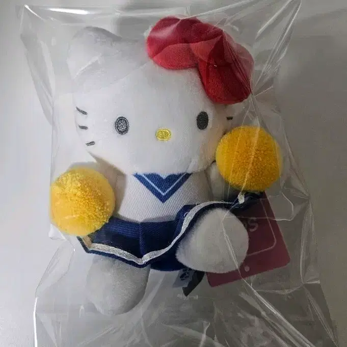 산리오 헬로키티 응원단 치어리더 키링 인형 정품 새상품