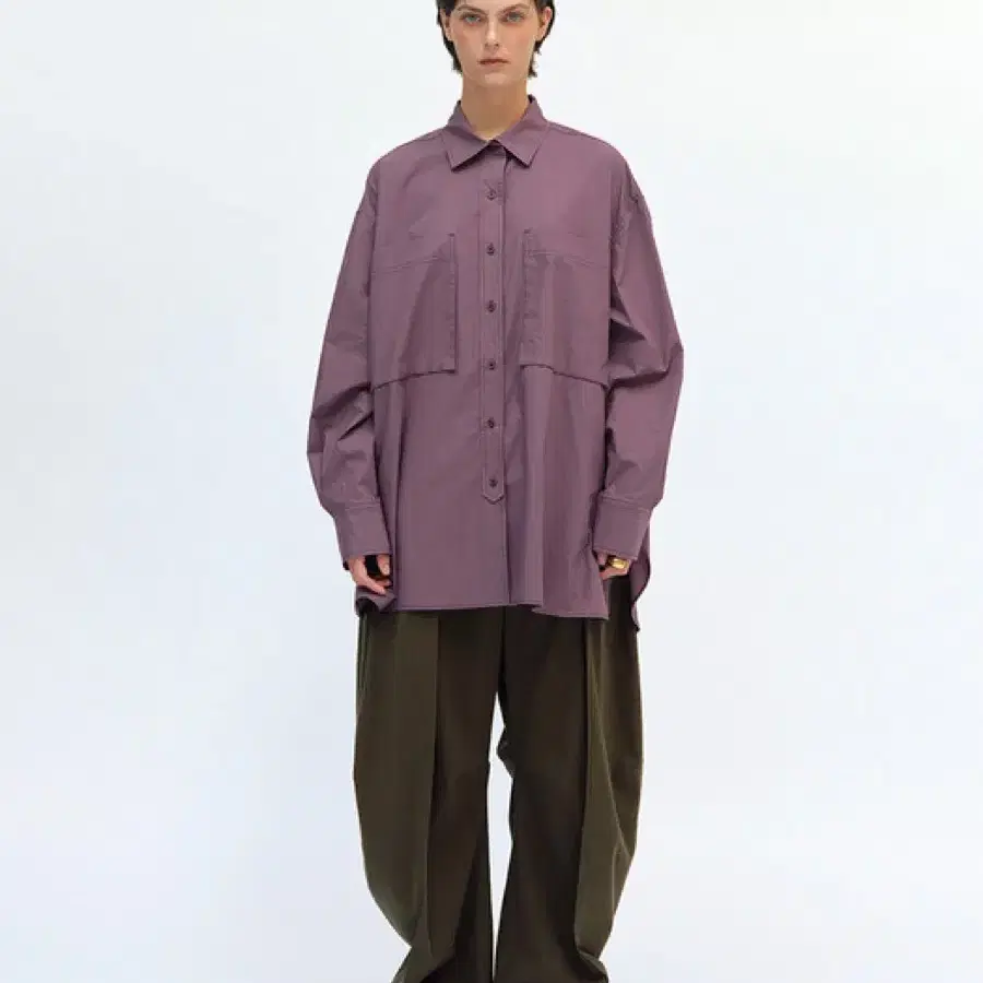 ETHOS BIG POCKET OVERFIT SHIRT_GRAPE