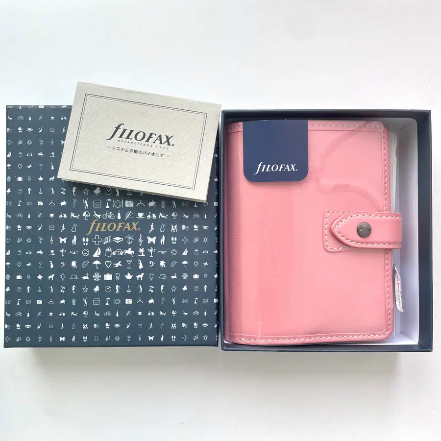 파일로팩스 몰든 로즈 a7 포켓 filofax 6공다이어리 filofax