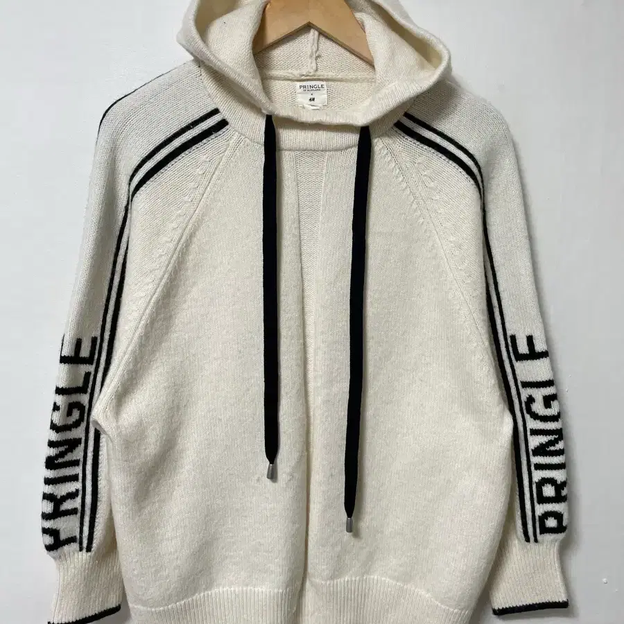 55-66 프링글오브스코틀랜드 x H&M 루즈핏 니트 후드티 정품