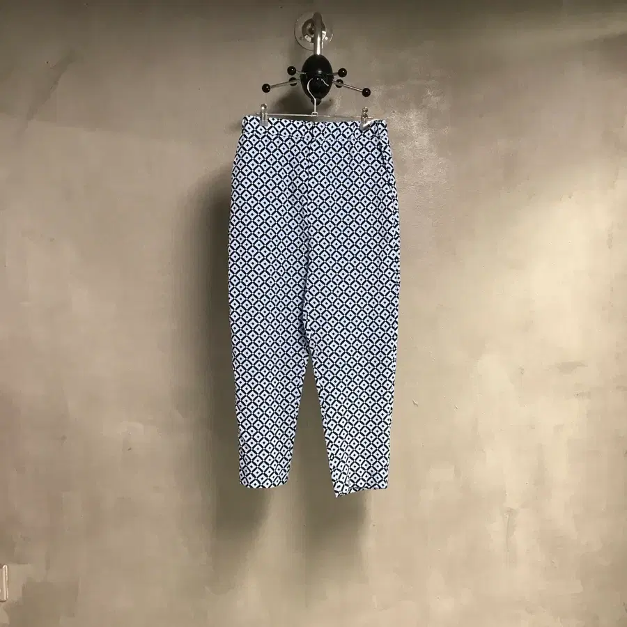 마르니 하늘색 패턴 팬츠 34