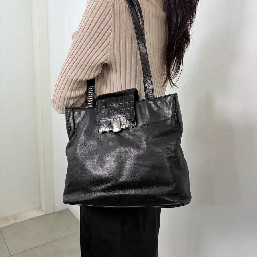 랄프로렌 가죽 레더 숄더백 가방