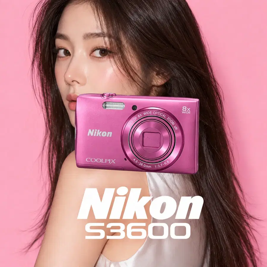 신품급) 니콘 쿨픽스 S3600 빈티지 디지털카메라
