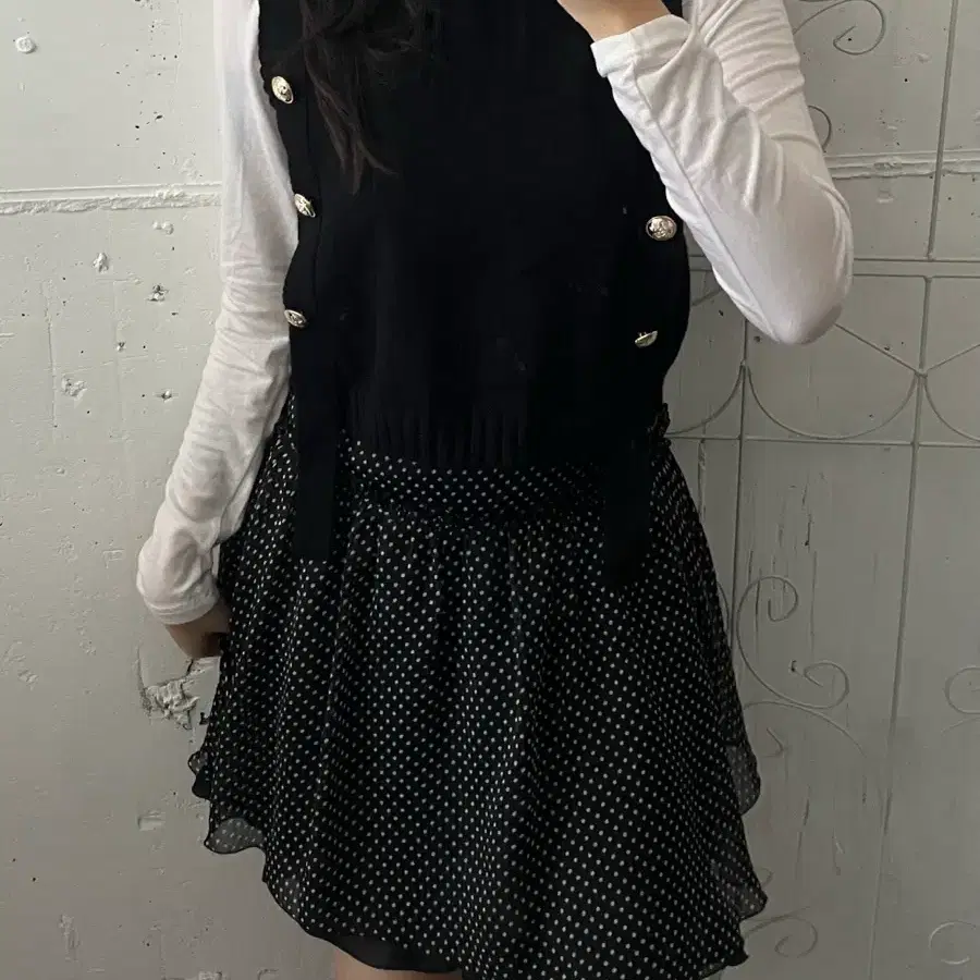 빈티지 코디세트 블랙 데일리