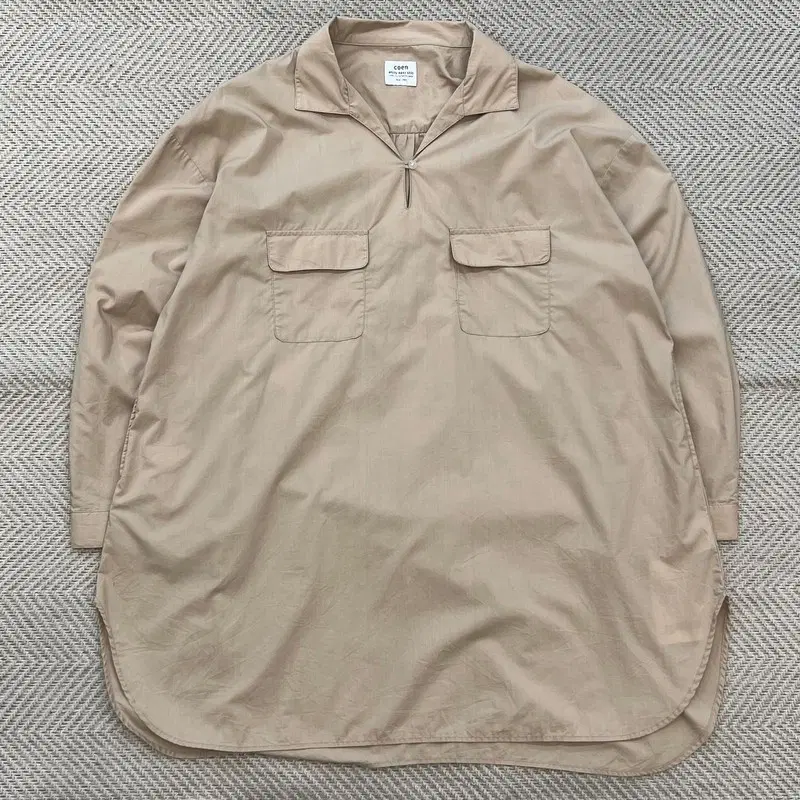 코엔 오픈 카라 셔츠 r4955