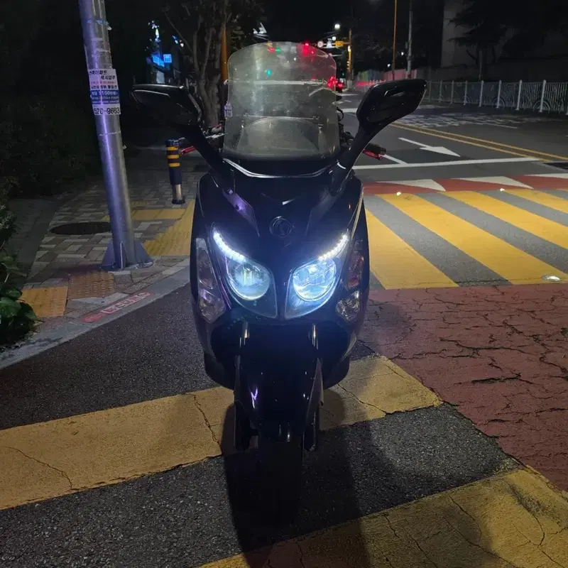 SYM 보이져 GTS125i 스마트키 작업된 오토바이 스쿠터 판매합니다