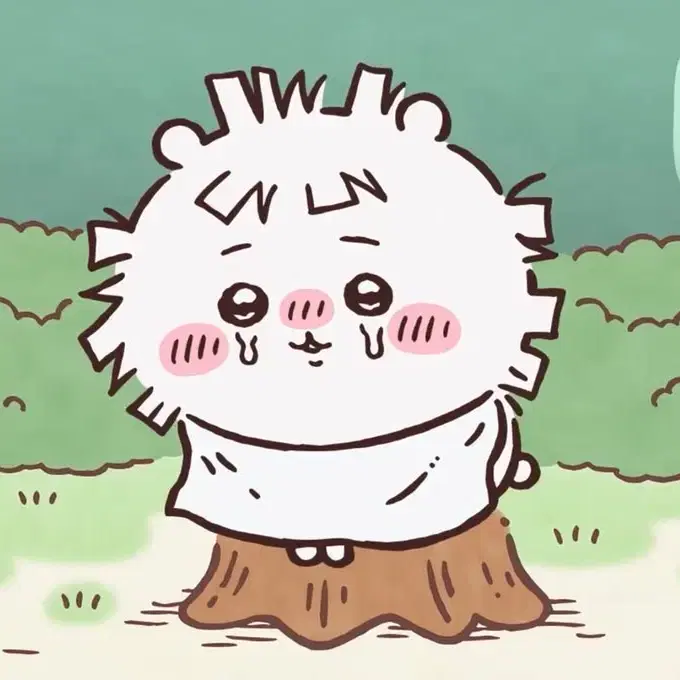 산발머리 치이카와 앞머리 잘못자른 치이카와 구해용 ㅠ
