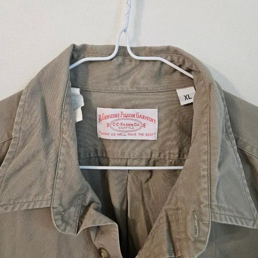 FILSON 필슨 코튼 트윌 아웃도어 셔츠 MADE IN USA (XL)