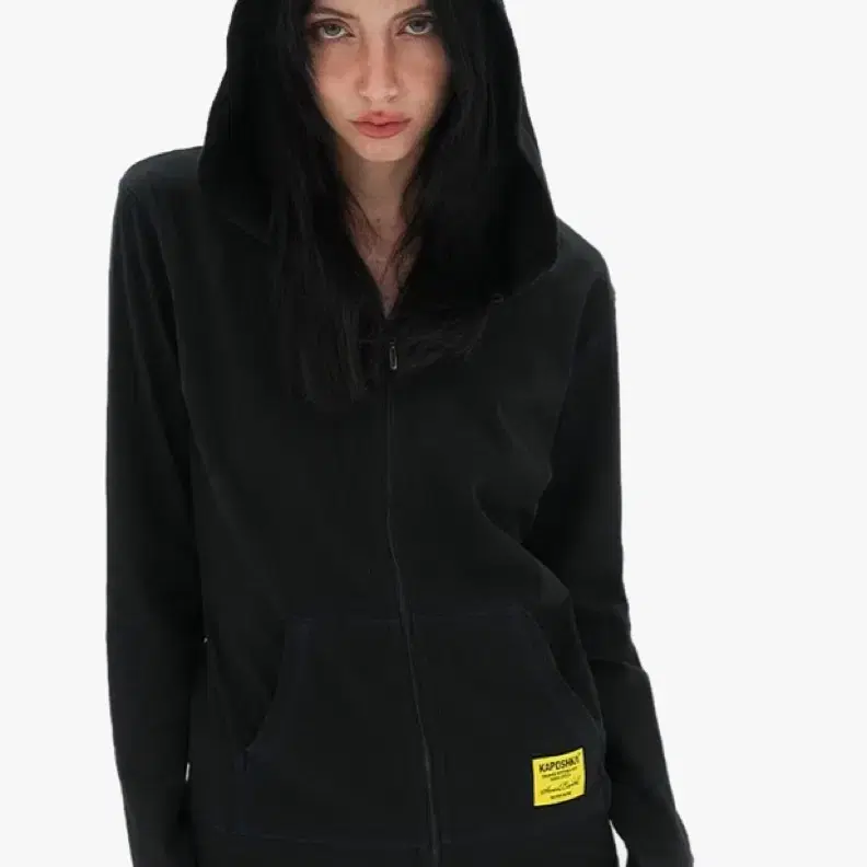 카포시카 Background Zip up in Black