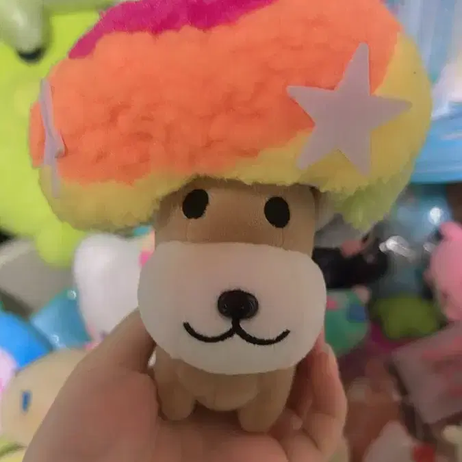 산엑스 레인보우아프로켄 중형 봉제 인형