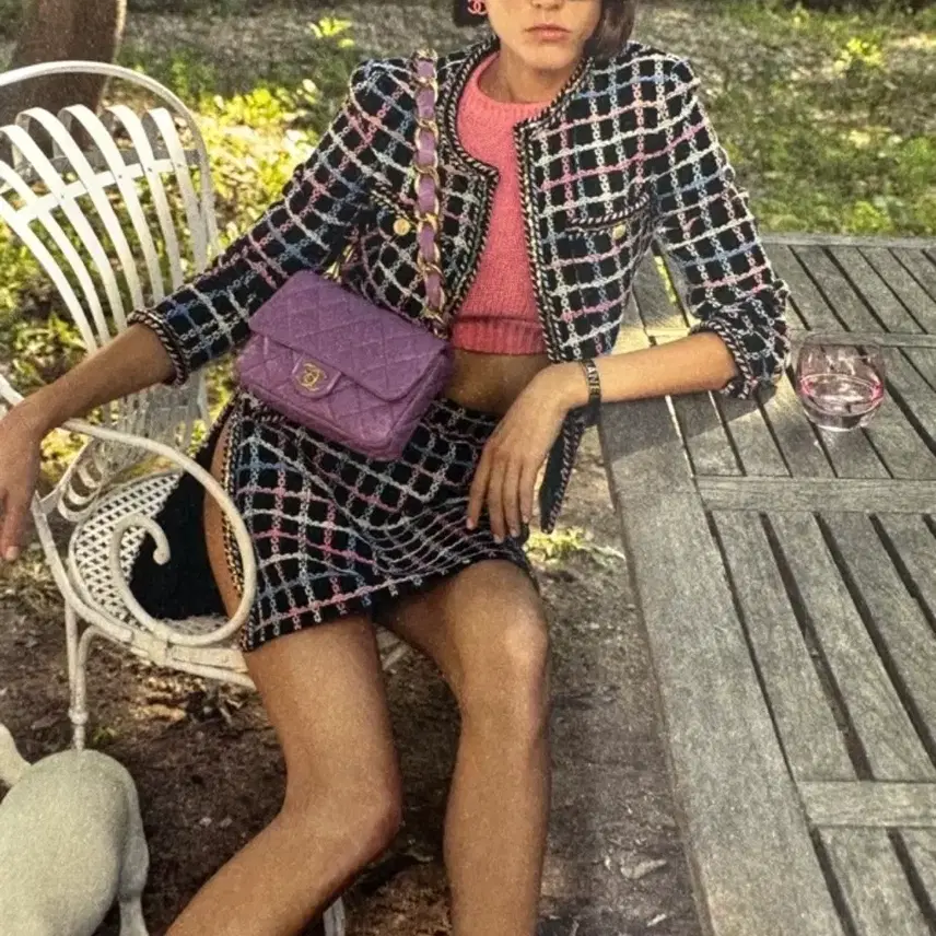 샤넬 트위드 자켓 40 사진 3
