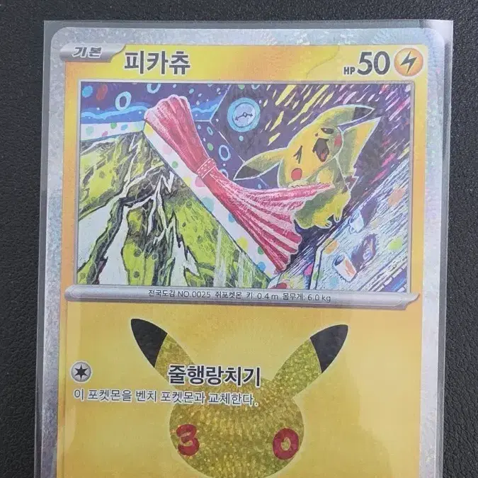 포켓몬 카드 30주년 피카츄 10번